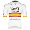Cykeltøj + Cykelshorts 2022 INEOS Grenadiers Spansk Mesterskab Hvid